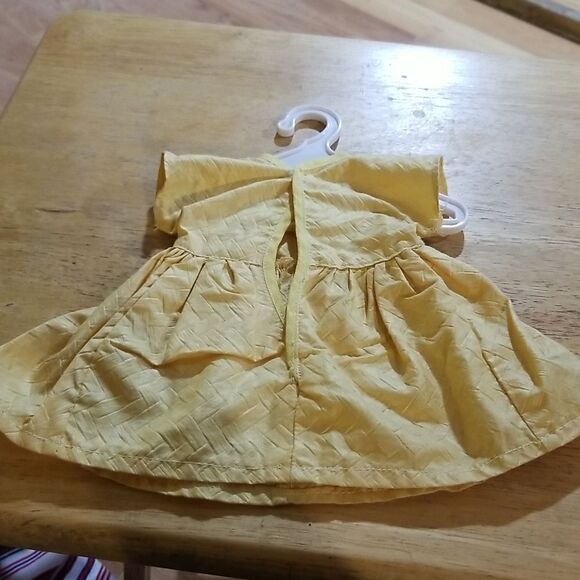 VTG 18" Babydoll Dress yellow - Picture 5 of 8